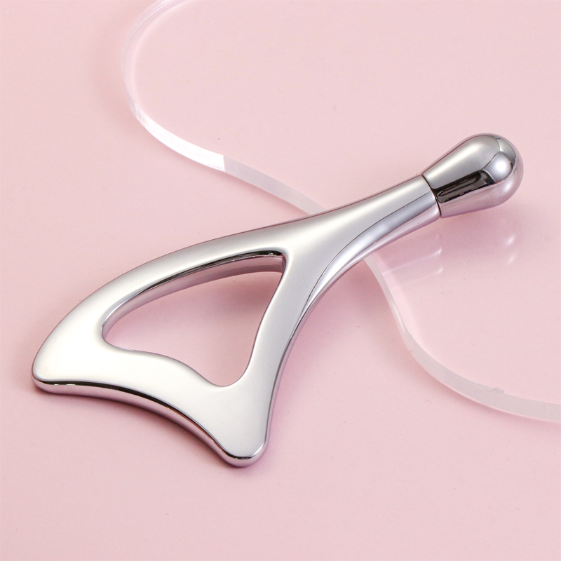 Zinc Alloy Eye Massage Roller & Facial Gua Sha Tool Zinc Alloy Eye Massage Roller & Facial Gua Sha Tool